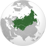 Миниатюра для Файл:Eurasian Economic Union (orthographic projection).svg