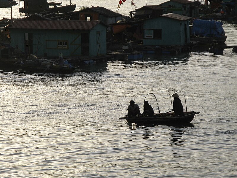 File:Evening at Cat Ba Island (4855918247).jpg