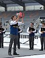 Le bagad Penhars : Festival interceltique de Lorient 2012, championnat 1re catégorie, stade du Moustoir, 3