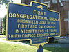 Erste Kongregationskirche Middletown NY Historischer Marker Jun 11.jpg