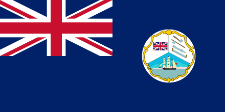 Colonial flag of British Honduras, 1870–1919