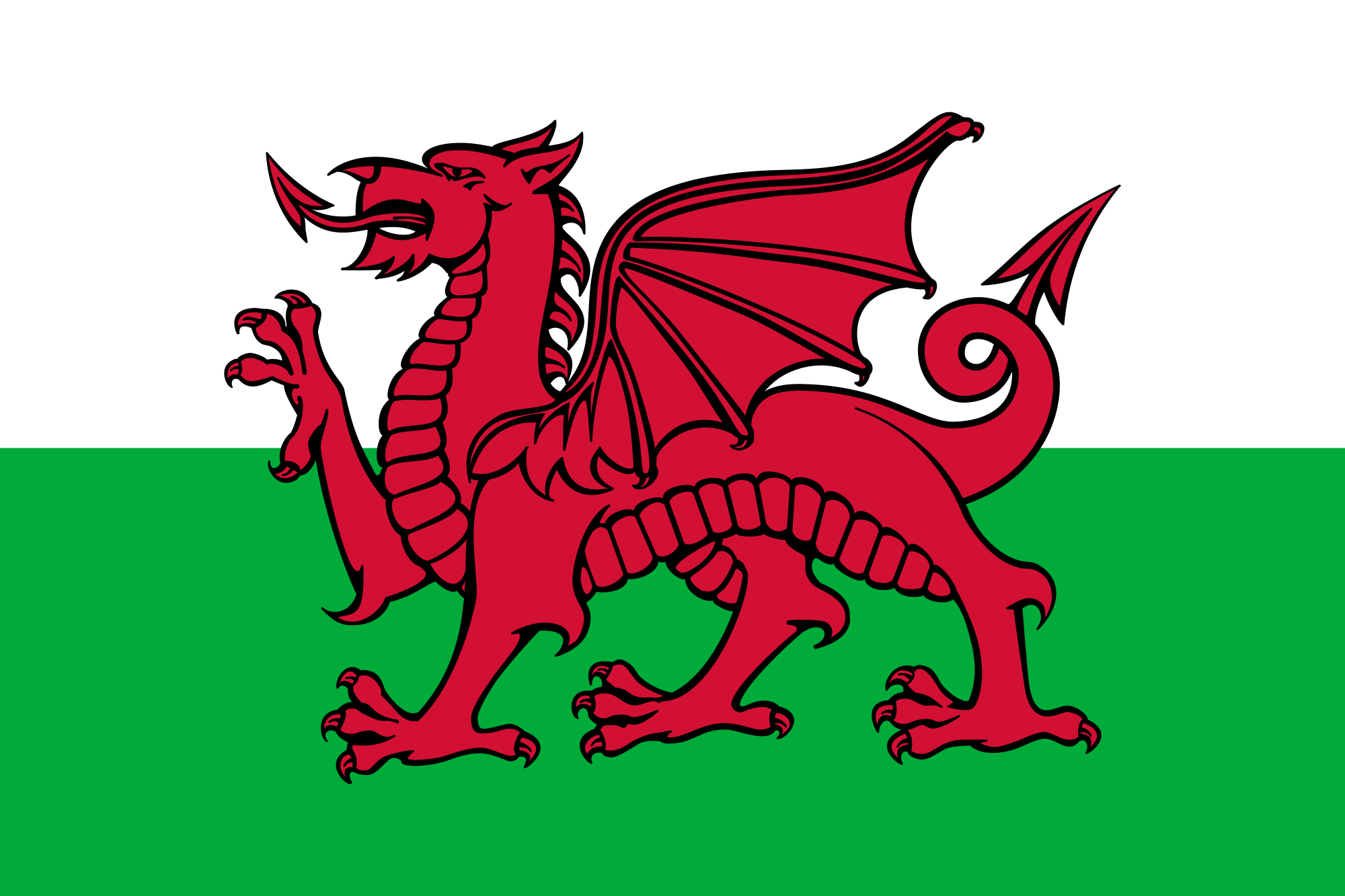 Datei Flag Of Wales 1959 Svg Wikipedia