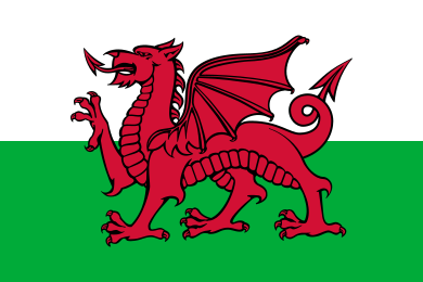 1959 version of the Welsh flag.