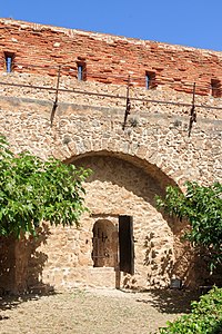 Courtyard of niveau 3 Fort Libéria France