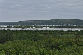 Zicht op Forteau en Route 510