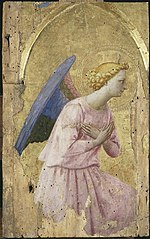 Thumbnail for File:Fra Angelico - Ange en adoration, RF 1731.jpg