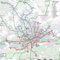 Frankfurt am Main - Network plan for local rail transport.png