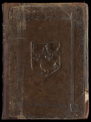 Front cover; 'De affectionibus cordis libri tres' Wellcome L0057002.jpg