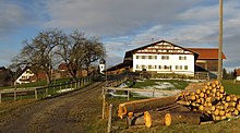 Ostallgäuer Bauernhaus in Stadels, Ende 17. Jh.