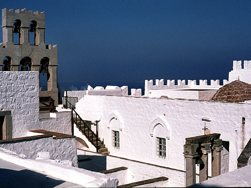 File:G114 Monastery, Chora, Patmos, Aug 1977 (51897240576).jpg