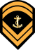 Insignia of a permanent Hellenic navy sergeant.