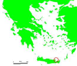 Situation de l'île (dans le cercle rouge).