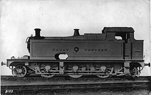 GWR No 3902 in photographic grey livery