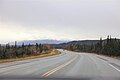 Autostrada George Parks: in lontananza l'Alaska Range Centrale