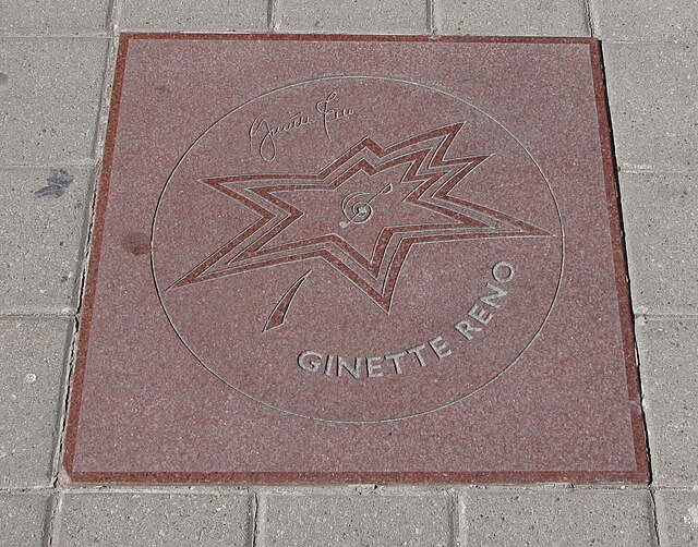 Reno's star on Canada's Walk of Fame.