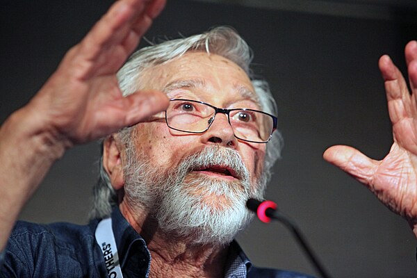 Giorgos Arvanitis at the Manaki Brothers Film Festival in Bitola in 2019.