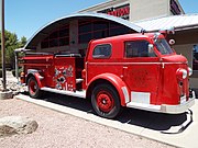 Historic 1954 American La France-Foamite 700 Series (California Historical Vehicle 622S) located at 57th Ave. and Bell Road in Glendale, Az.