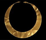 Gold lunula from Lower Saxony, Germany. Gold Lunula1.png