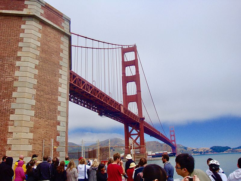 File:Golden Gate Bridge from below, July 2010.jpg