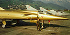 Mirage IIIS der Schweizer Luftwaffe, seit 10 Jahren außer Dienst. KW 10 (ab 3. März 2013)