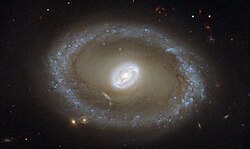 NGC 3081 - сейфертівська галактика типу II, яка має дуже яскраве ядро[6]