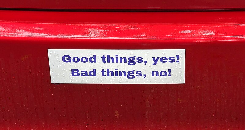 File:Good things, bad things - Arlington, MA.jpg