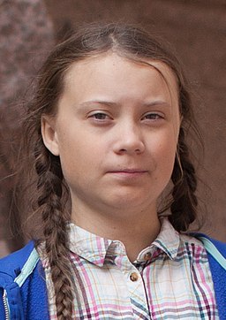 Greta Thunberg, 27 August 2018 (cropped)
