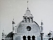 Original facade of the Great Synagogue of Deventer Grote Synagoge van Deventer, originele facade.JPG
