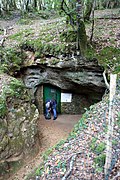 L'entrée de la grotte de Bernifal.
