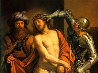 <i>Christ Crowned with Thorns</i> (Guercino) Painting by Guercino