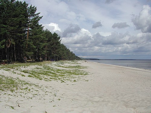 Rīgas jūras līča krasts starp Jūrmalu un Enguri