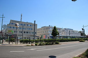 Das Rathaus Viertel beim Lokalbahnhof