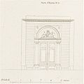 Porche de l'hôtel de Monaco avant 1798 (Avec l'échelle)