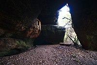 "Eichertsfels" with caves