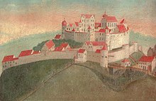 Harburg Castle, 17th century Harburg um 1700.jpg