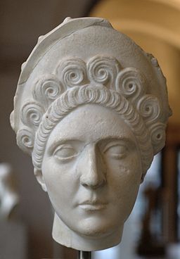 Head Roman woman Glyptothek Munich 405