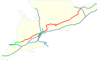 <span class="mw-page-title-main">Ontario Highway 7</span> Ontario provincial highway
