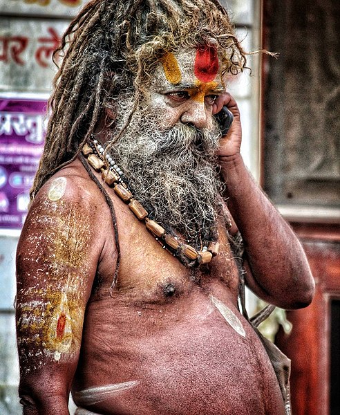 File:Hindu Monk, Vrindavan 2.jpg