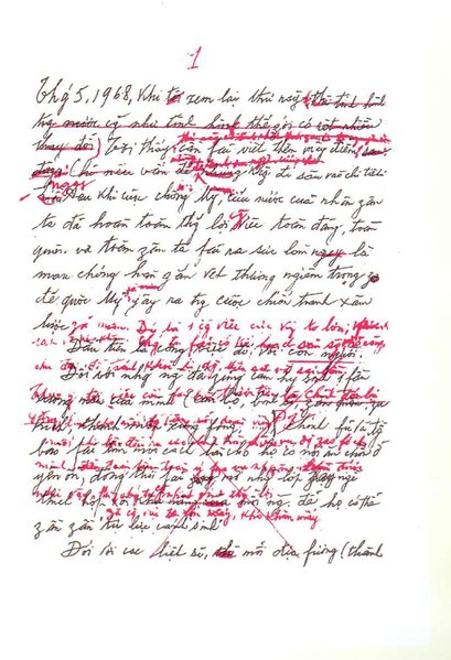 Tập tin:Ho Chi Minh's will 1968 handwriting version.pdf