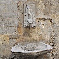 Lavabo dans la cour