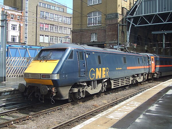 GNER InterCity 225 at London King's Cross in July 2007