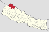 Humla District in Nepal 2015.svg