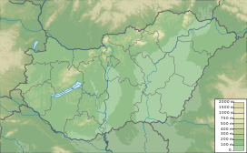 Кекеш на мапи Мађарске