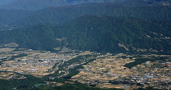 Iijima from Mount Eboshi