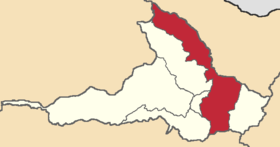 Lage des Kantons Ibarra