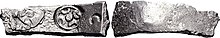 India Early northern trade coinage. India Early northern trade coinage. Narhan-Chirand-Muzaffarpur culture. Circa 440 400 BCE.jpg