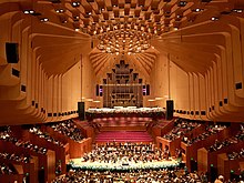 The main Concert Hall Interior of Sydney Opera House Concert Hall during performance.jpg