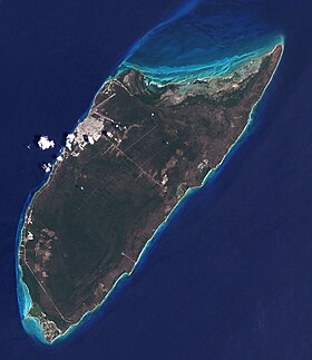 Image satellite de Cozumel en 2001