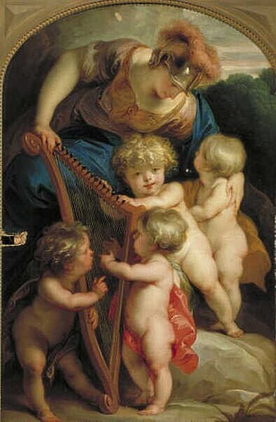 File:Jacob de Wit - Allegorie, Minerva met drie putti - 1987 (OK) - Museum Boijmans Van Beuningen.jpg