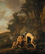 Landscape with Mercury and Argus by Jan Both (c. 1650)